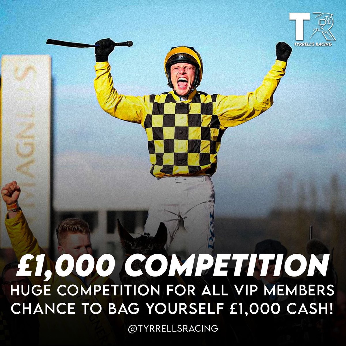 Tyrrells Racing Tips (@tyrrells_racing) on Twitter photo π ππππππππππ π
πππππππ πππππππ πππππππππππ
To say thanks to our loyal members, we are putting up a Β£1,000 winner takes all prize for a tipping competition!
FREE to enter for all who fancy a go π
π° Β£1,000 prize for the highest member
π· π ππππππππππ π
πππππππ πππππππ πππππππππππ
To say thanks to our loyal members, we are putting up a Β£1,000 winner takes all prize for a tipping competition!
FREE to enter for all who fancy a go π
π° Β£1,000 prize for the highest member
π·
