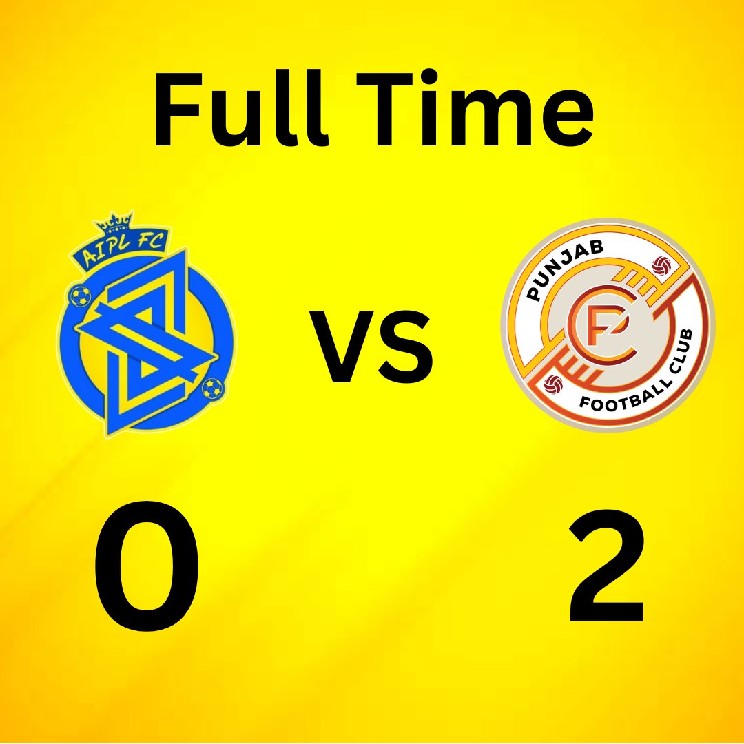 AiplFc's tweet photo. Full Time

#AIPLFC https://t.co/7v5FBZNcZx