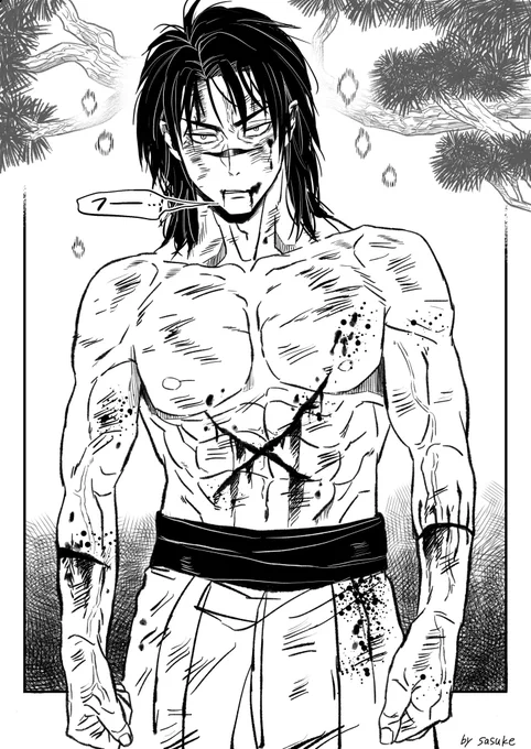 上裸兄はなんぼ描いても良いと思うんですよ 