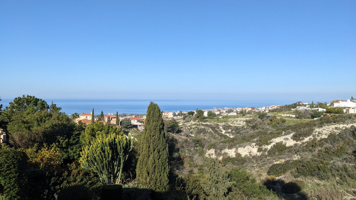 AGSB_Geology's tweet photo. Not a bad view to start the day. Ready to go for day 1 of the #Cyprus Yr13 field trip. #Geoliday @agsb_official https://t.co/dxVK0W2X57