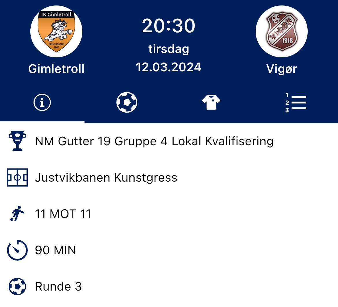 FK Vigør tweet media
