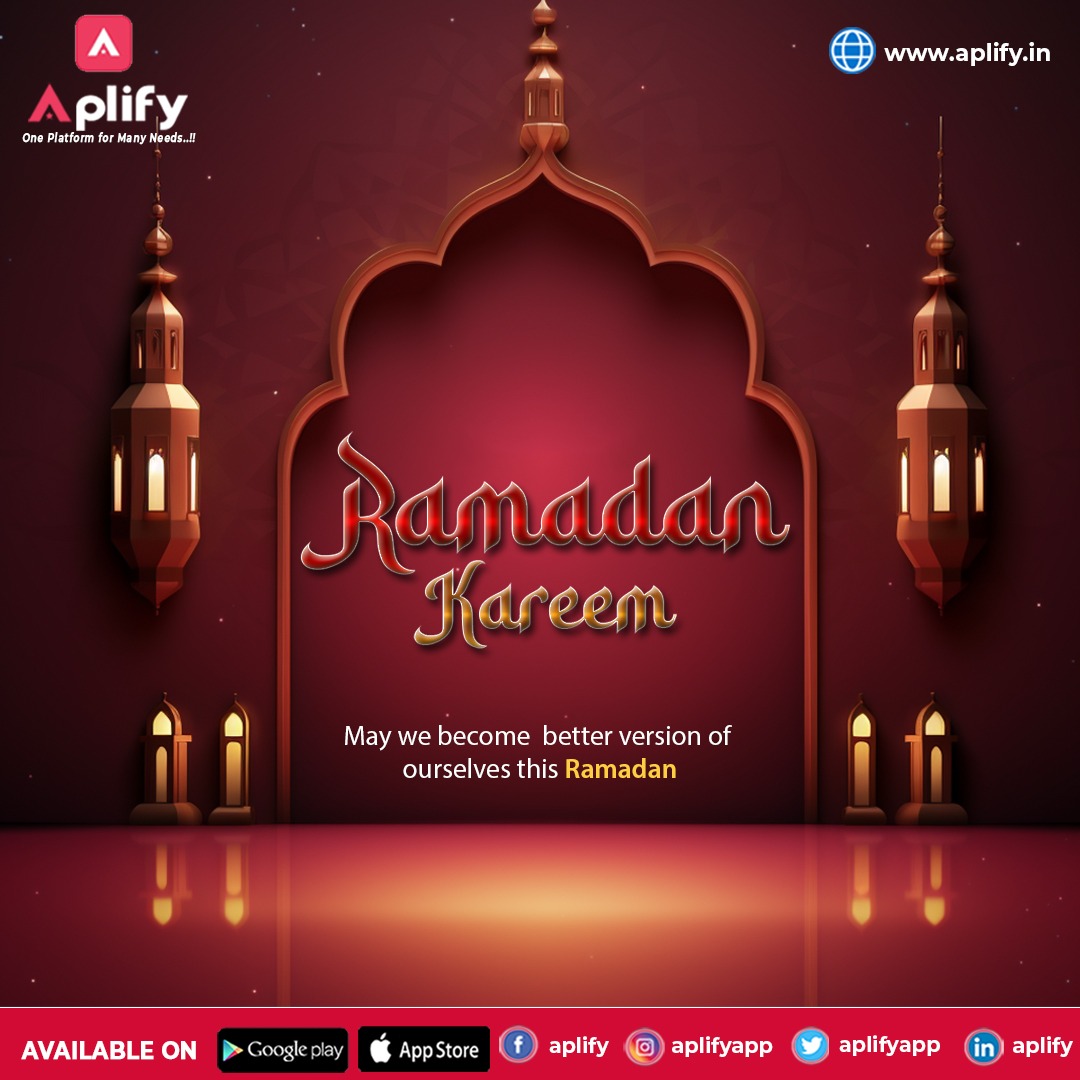 Aplifyapp's tweet photo. Ramadan Mubarak from #Aplify!
May this holy month bring you peace, joy, and blessings. ๐โจ
#Ramadan2024 #Aplifyapp #peace #joy #harmony #prayer #fast https://t.co/iPR2sSjSD9
