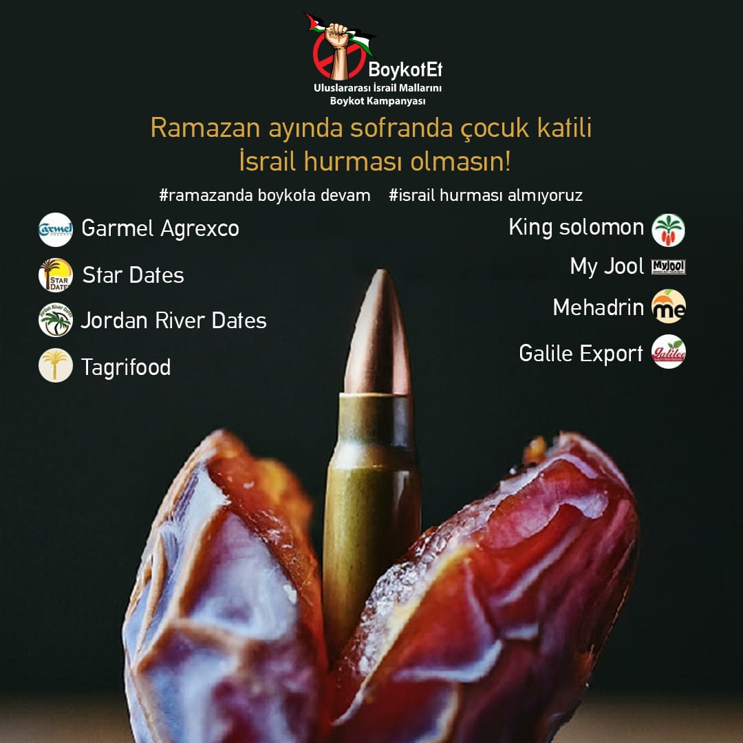 Ramazan ayında boykota devam....
#BoykotaDevamTürkiye