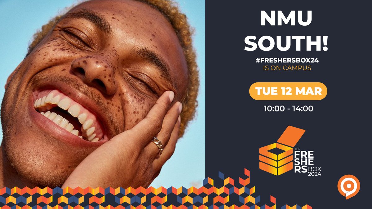 studentvillage's tweet photo. Hey NMU Fam! #FreshersBox24 is on campus TODAY! We're bringing the heat with Maynards, @Lipton, @AbsaSouthAfrica, @oxysouthafrica, and cool brands you love! Plus, score a chance at R5k for your tuition fees! Gather your squad, sign up https://t.co/6hV4hDflGp, and grab your box! https://t.co/a7dpH10mgb