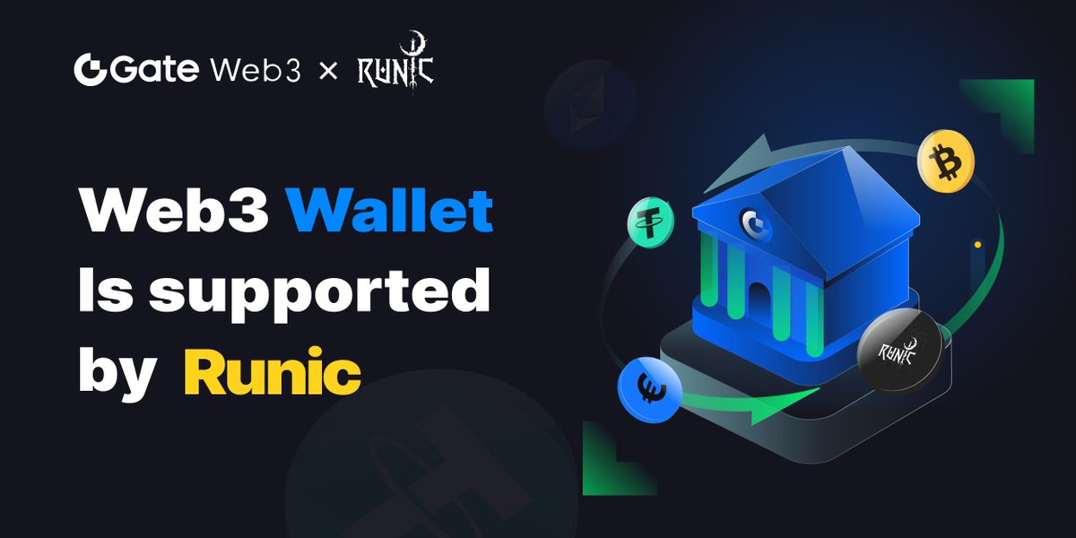 GateDEX's tweet photo. Your Gateway to Web3🚪

✨Runic is now supporting Gate Wallet #Web3

😍@RunicLayer2 is a Layer2 project built on the Bitcoin chain.

Connect your Gate Wallet🏎️:https://t.co/HWDpXiOGy7 https://t.co/Lgd10wrXIm