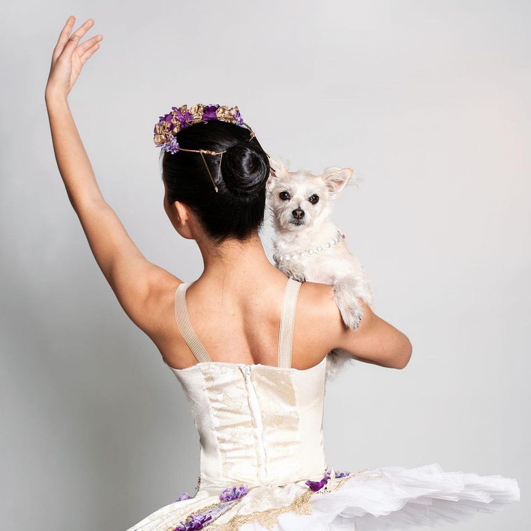 Dancers Love Dogs 

<a href="/magmutts/">Magnificent Mutts</a>  pup Eleanor with dancer from Magnify Dance Ensemble

📷: @mosey_photography_ 
@the_mdensemble_ 
<a href="/wmranchnm/">Audrey Shepard</a> 
<a href="/splendamomma/">Heidi Anderson</a>