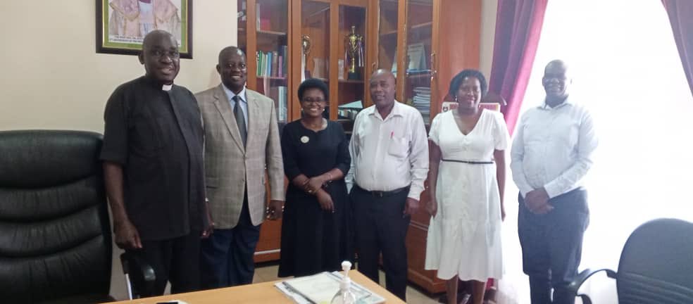 Moments after UAC met with Provincial Secretary of the Province of the Church of Uganda to discuss ways of better coordination of the HIV response, implementation of the FBO Action Plan and the PFTI targets towards ending AIDS as a public health threat by 2030. #EndAIDS2030Ug