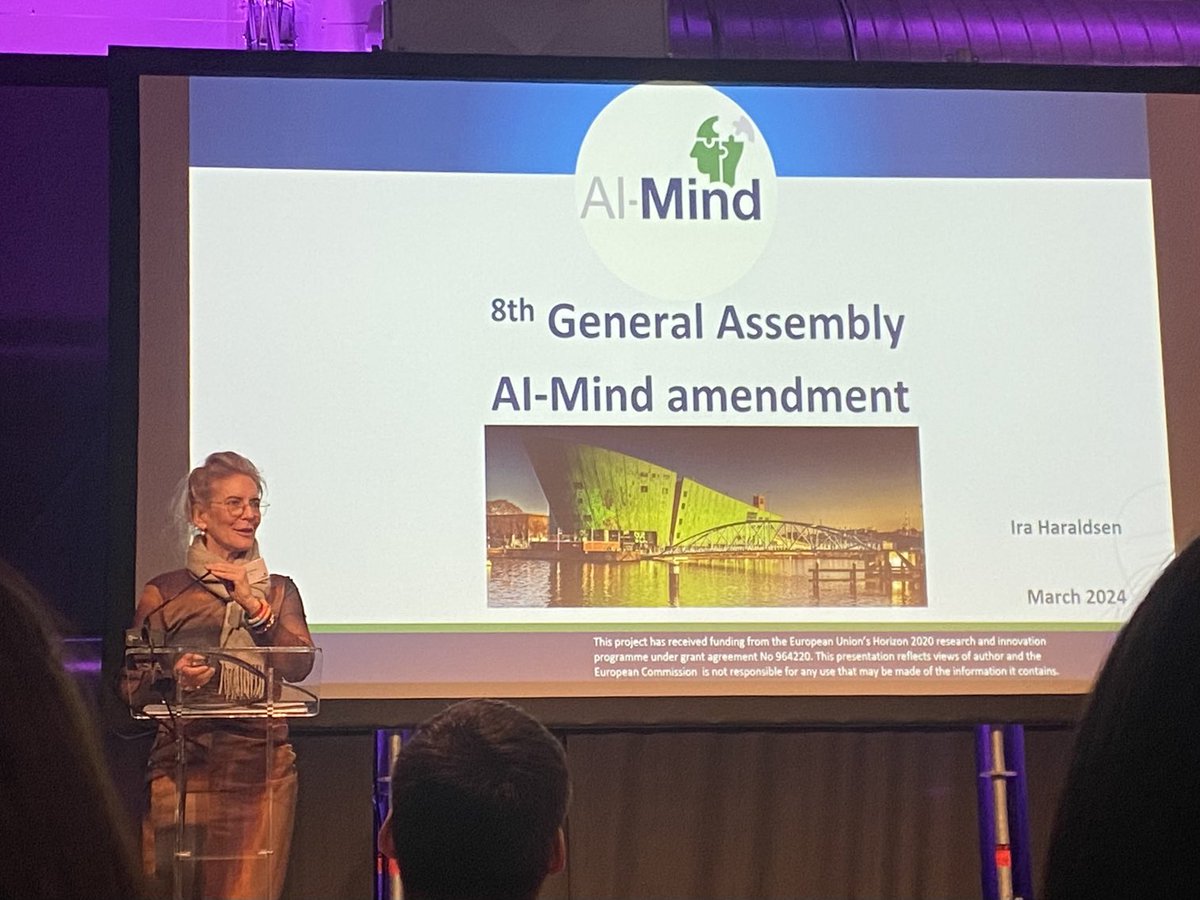 Inspiring day with the ⁦@AIMind_eu⁩ team in Amsterdam. Bringing AI to EEG for better diagnosis and prognosis in #Alzheimers and #MCI.
