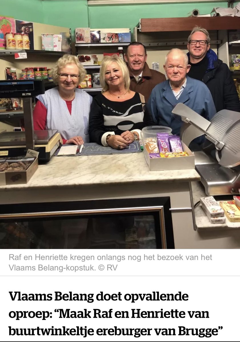 StefaanSintobin's tweet photo. Kranten schrijven paginagrote artikelen over Raf en Henrietje uit #koolkerke @StadBrugge . Ons voorstel wordt, op één uitzondering na, niet vermeld. Op 22/3 gaat ons wokeduo @dirk_defauw en @NicoBlontrock bloemen afgeven. Benieuwd naar de persaandacht. https://t.co/6azMpF9Mkd