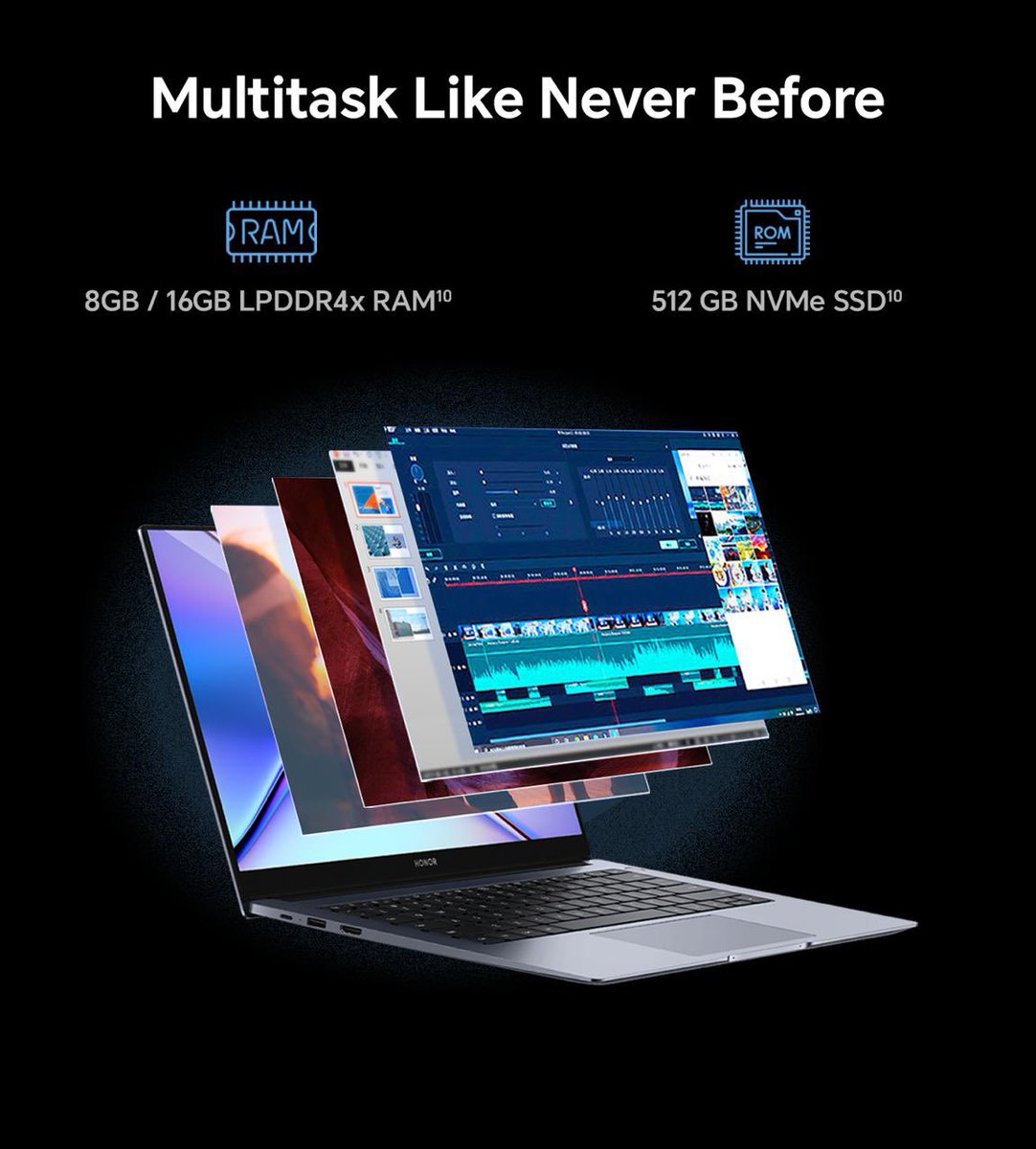 cp_khandelwal's tweet image. Introducing the latest laptops from HONOR!

I&apos;m thrilled about the i5 13th Gen “H Series” advanced processor &amp;amp; Multi-screen collaboration ensuring seamless integration. 

Which one catches your interest the most? Let me know. 

#HONOR #MagicBook #MagicBookX14Pro #MagicBookX16Pro…
