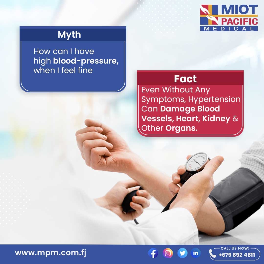 MedicalMiot's tweet photo. Keep an eye on your blood-pressure. Book an appointment online https://t.co/dqYfwMnGet or call us at 8924811

#mythandfact #miotpacificmedical #hospitals #patients #fiji #fijihealthcare #healthcare #puttingpatientfirst #care #inpatient #outpatient #specializedcare #fijihospital https://t.co/pQaUZ9HW8I