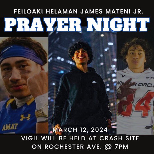 Kongaika_Mama6 (@kongaika_7250) on Twitter photo Vigil location pin:
1942β1956 S Rochester Ave
Ontario, CA 91761
United States
Please bring your own candles π―οΈ
<a href="/SGVNSports/">Fred J. Robledo π¨π»βπ»</a> Vigil location pin:
1942β1956 S Rochester Ave
Ontario, CA 91761
United States
Please bring your own candles π―οΈ
<a href="/SGVNSports/">Fred J. Robledo π¨π»βπ»</a>
