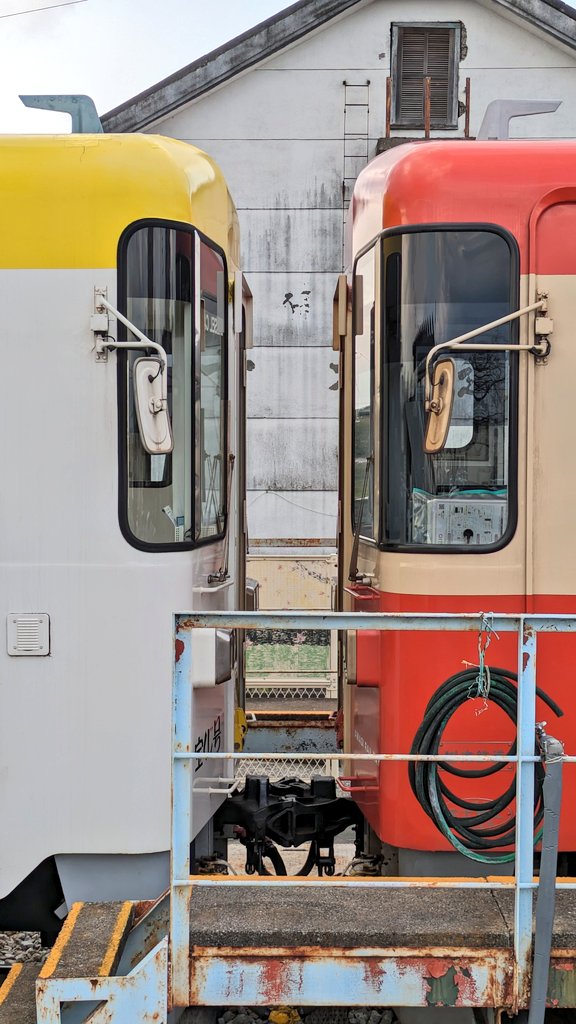 甘木鉄道は幌がありません（><） 最大で2両編成のため、1両ごとに後