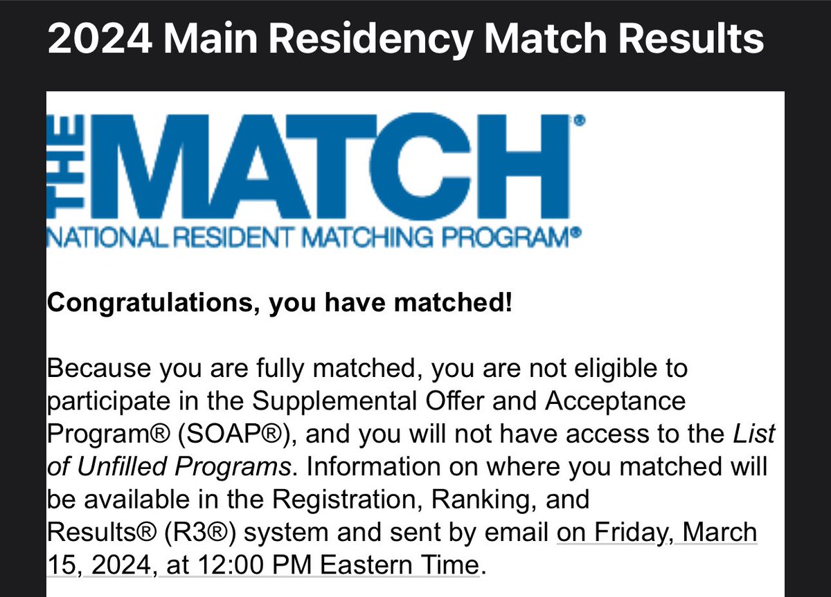 so so SO grateful. Officially EMployed🙌🏼
#Match2024 #EMBound