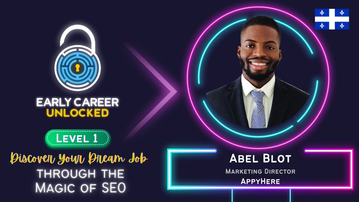 EarlyCareerU's tweet photo. How to find your dream internship or full time job?
Discover Your Dream Job through the Magic of SEO #earlycareerunlocked  https://t.co/nHZD2CQK0X https://t.co/OPIAexB3yE