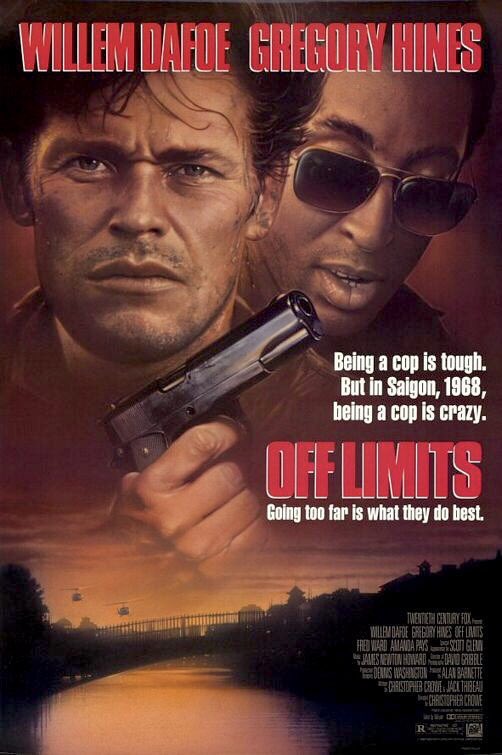 FilmNewsNos's tweet photo. 🎬MOVIE HISTORY: 36 years ago today, March 11, 1988, the movie ‘Off Limits’ opened in theaters!
#WillemDafoe #GregoryHines #FredWard #AmandaPays #LimKayTong #ScottGlenn #DavidAlanGrier #KeithDavid #RaymondOConnor #ChristopherCrowe https://t.co/hxF0NF2iRa
