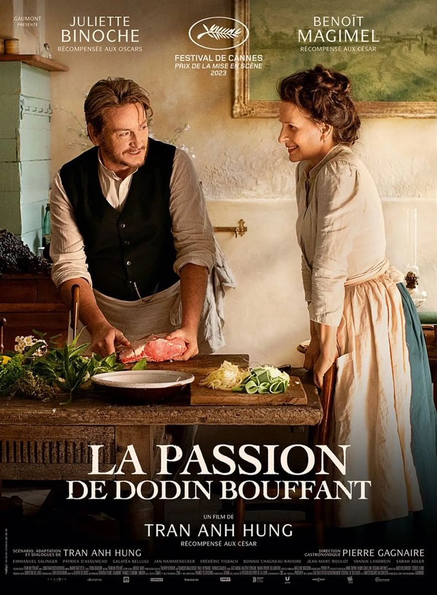 #LaPassionDeDodinBouffant
The anaemic English title: #TheTasteOfThings

I have not been so ‘hit’ by a (so-called) ‘foreign language’ film for a long time.

For me, it ranks alongside #Babette’sFeast (which is subtly referenced) and #JeanDeFlorette #ManonDesSources.