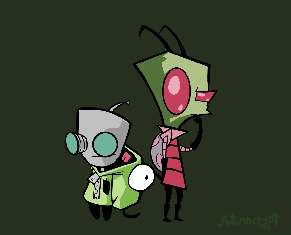 AutumnCrypt's tweet photo. Invader zim art practice🛸

#Invaderzim #Gir #Zim https://t.co/UeunSrVDIK