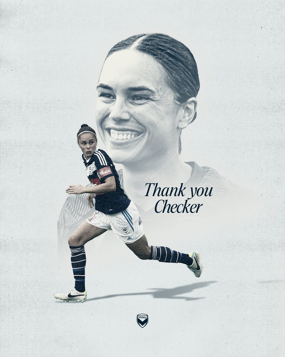 Melbourne Victory (@gomvfc) on Twitter photo A true <a href="/aleaguewomen/">Ninja A-League</a> great.
<a href="/emmachecker/">Emma Checker</a> has announced that she will retire at the end of the 23/24 season.
🗞️ Details: mvf.club/checkerretires A true <a href="/aleaguewomen/">Ninja A-League</a> great.
<a href="/emmachecker/">Emma Checker</a> has announced that she will retire at the end of the 23/24 season.
🗞️ Details: mvf.club/checkerretires
