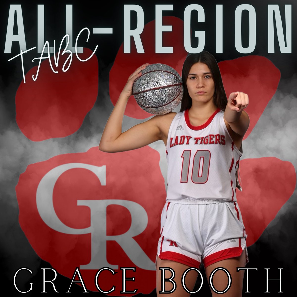 Congrats to Grace Booth for being selected TABC All Region Team!  🌹🏀🔥<a href="/gracebooth_02/">Grace Booth</a>