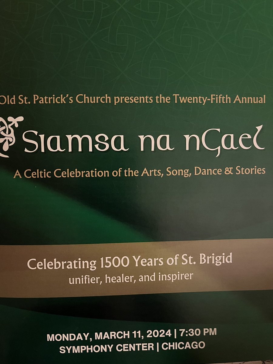 St #Brigid as told by #terrihemmert! Both are #unifiers #healers #inspirers  #happystpatricksday ☘️