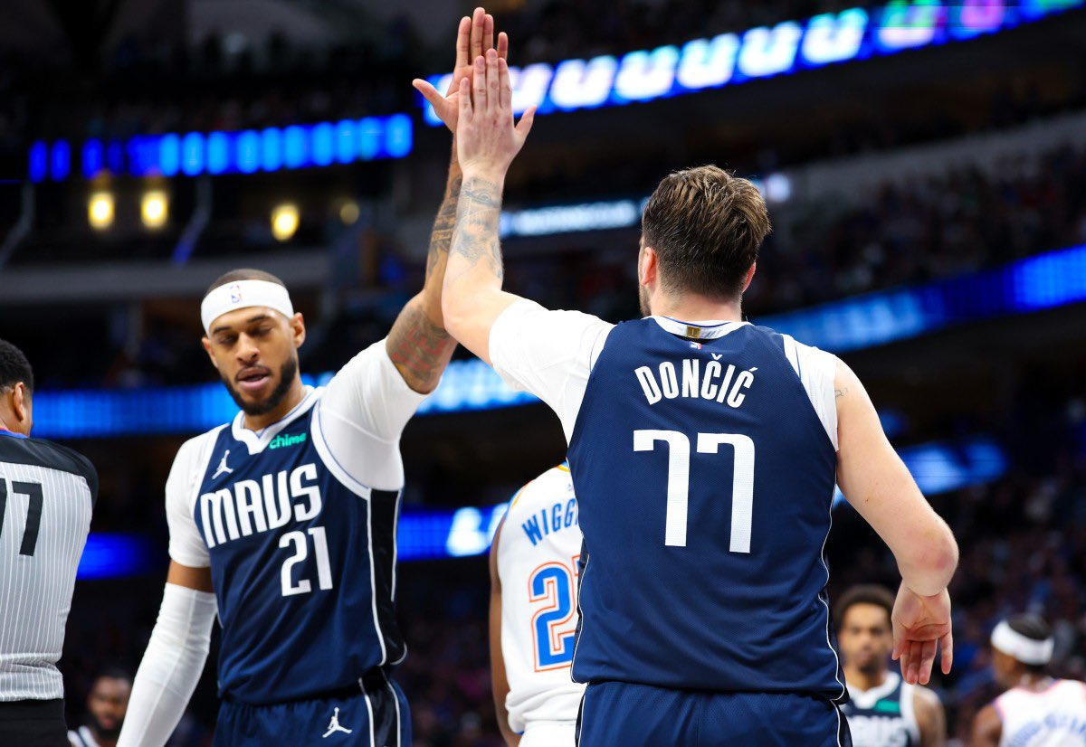 In less than 15 games as teammates, Luka helped Daniel Gafford break an NBA record

Yet Luka doesn’t make his teammates better 🤔

📸 <a href="/kevinjairaj/">Kevin Jairaj</a>