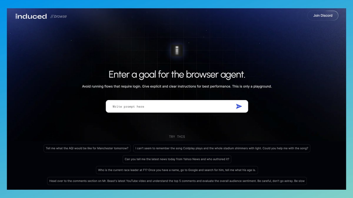we just made our experimental browser agent accessible on the web.

available on browse.new

type in a prompt and watch the agent run live.