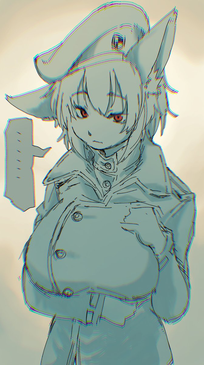 ケモ耳!ケモ耳!軍服!縦セタ!
#オリキャラは性癖の見本市 