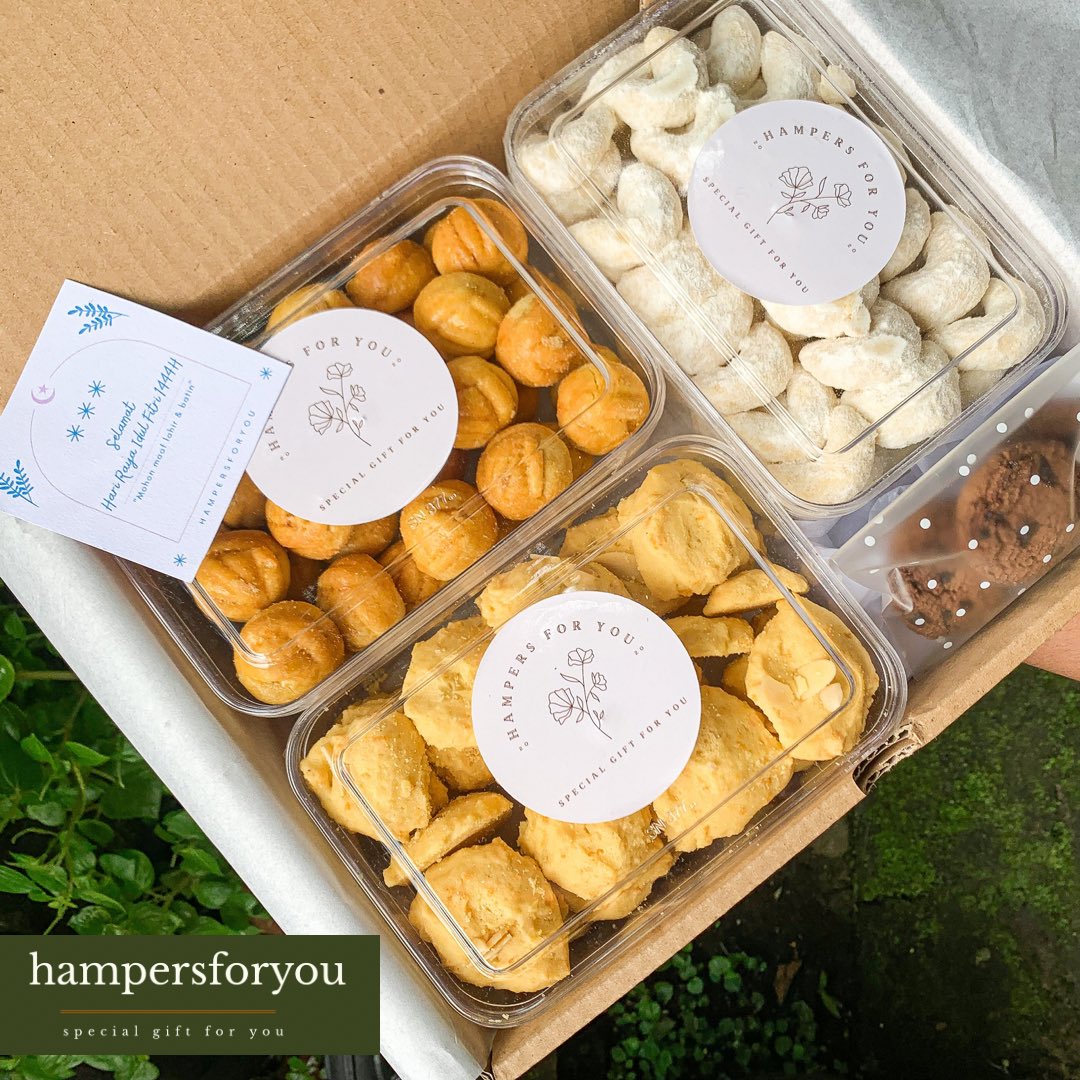 hampersforyou's tweet photo. ✨ Hampers Spesial Idul Fitri✨

Ini tahun ke-4 Kami menjadi pelantara kamu untuk berbagi kasih sayang di Bulan Suci dan penuh Berkah ini, sehat selalu ya❤️

📍: Bandung
Free Custom Card!

⬇️Order Disini⬇️

https://t.co/LOI3c86eqy https://t.co/b9IB6yq670