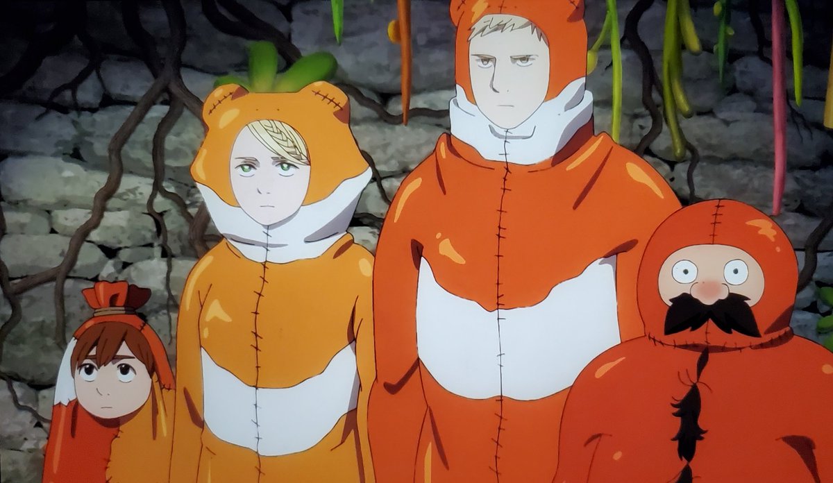 ダンジョン飯 🌸10話観ました✨限られた状態で色々な工夫を見れて