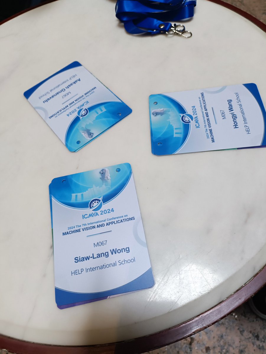 Just registered at the 7th International Conference on Machine Vision and Applications (ICMVA)!! Looking forward to sharing insights about our car plate recognition projects, and networking with peers. <a href="/Helpiskl/">HELP International School</a>