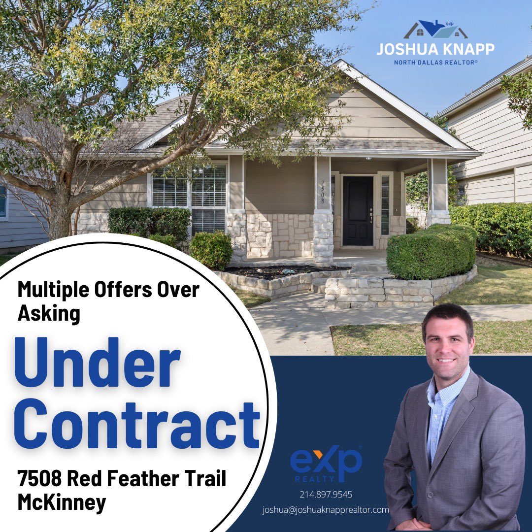 With #multiplecontracts #overasking We Are #undercontract in #mckinneytx #knappknowshomes