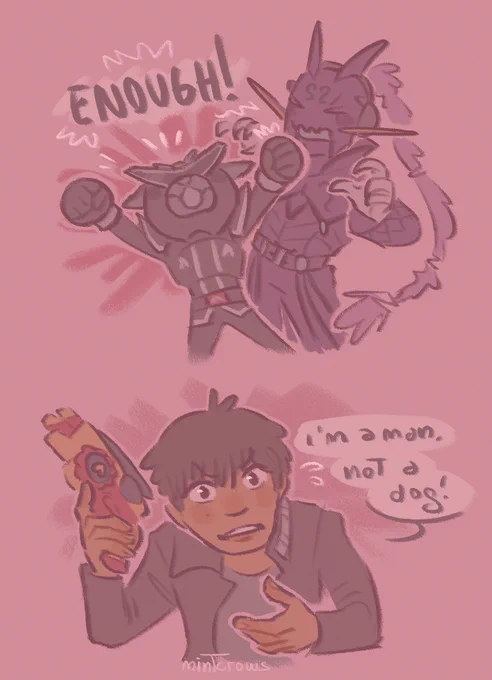 watched two toku shows with a friend so of course i mixed them up[donbrothers | den-o] 