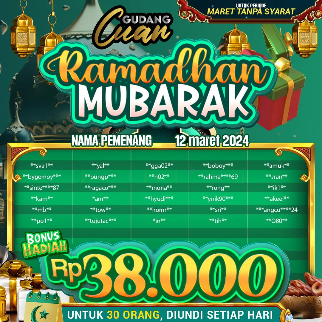 CuanGudang's tweet photo. BONUS RAMADHAN MUBARAK
Periode 12 MARET 2024
Diundi Setiap Hari
Dapatkan Bonus Saldo Rp 38.000 Per Member, Untuk 30 orang yang beruntung Dari GudangCuan.
Tanpa Syarat!
Link👉 https://t.co/CsbBO4EkFB

#BonusRamadhanMubarak #Ramadhan #gudangcuan #infoslotgacorhariini https://t.co/kenjOxddkS
