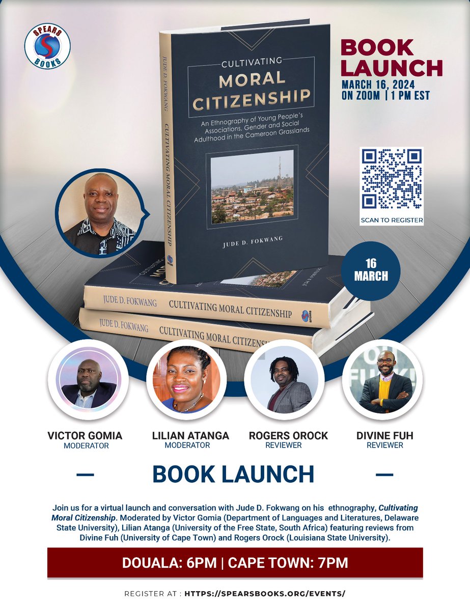 We're almost there! Just 4 days to go as we look forward to this engaging book talk &amp; celebration. If you haven't registered yet, kindly get on it now: bit.ly/3SJvP1T  
#booklaunch