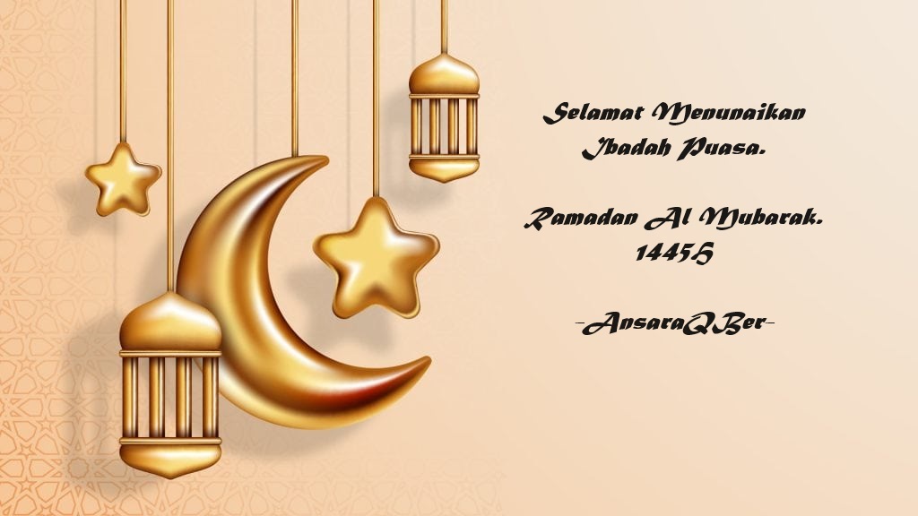 Assalamualaikum wbt

Selamat Menunaikan Ibadah Puasa. 
Ramadan Al Mubarak.