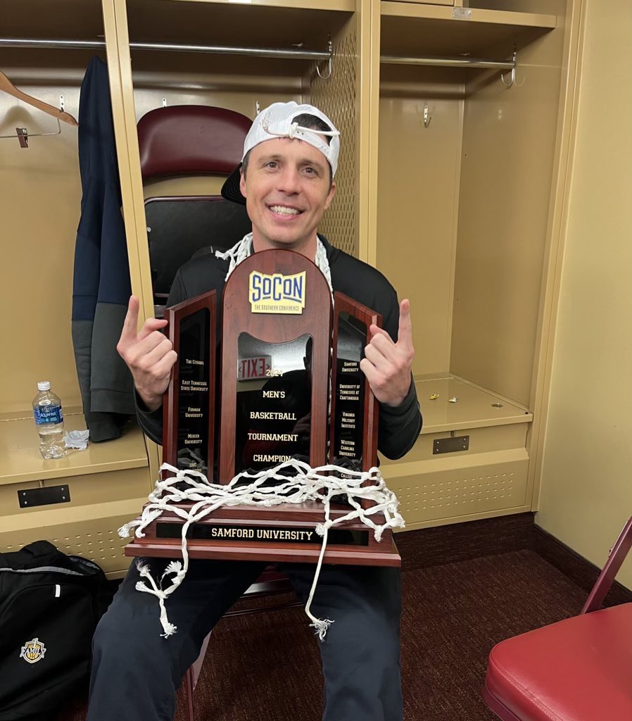 Pretty good for a high school coach 🏆

#BuckyBall | #AllForSAMford