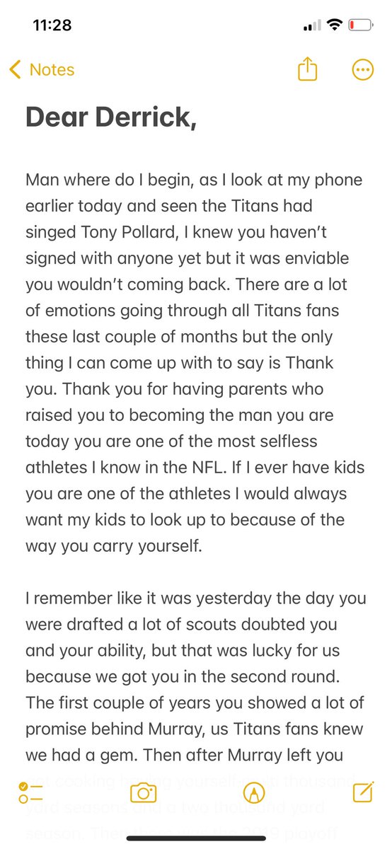 joshman56's tweet photo. Derrick Henry win lose tie or draw Titans nation loves you brother, Thank you for the years you gave us. @KingHenry_2 #TitanUp #NFL https://t.co/lLHTfnWox2