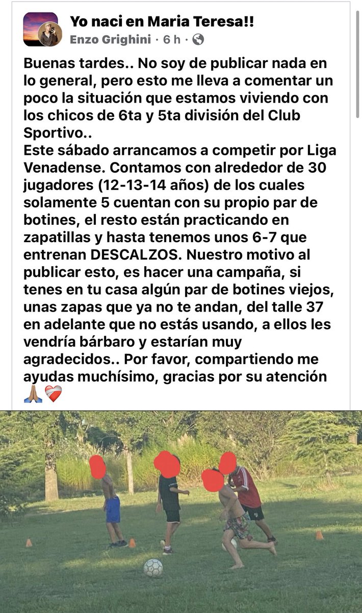 Lo compartí por la tarde en Facebook y tuvo muchísima repercusión, por favor sigan ayudándonos con un RT 🥺🙏🏽