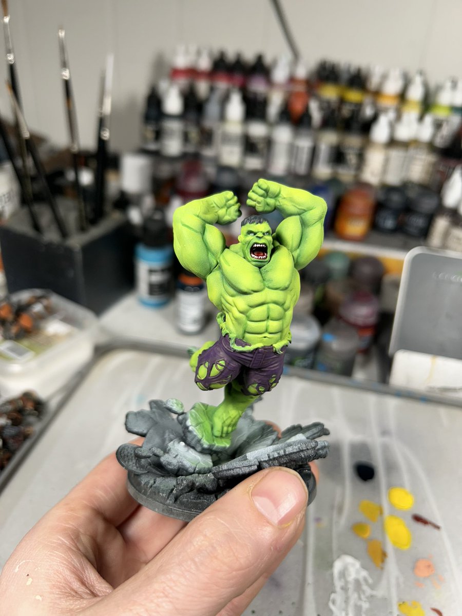 krielharmonic's tweet photo. Made a little progress tonight.  Need to push the shadows a bit more. https://t.co/cRXZiH04hy