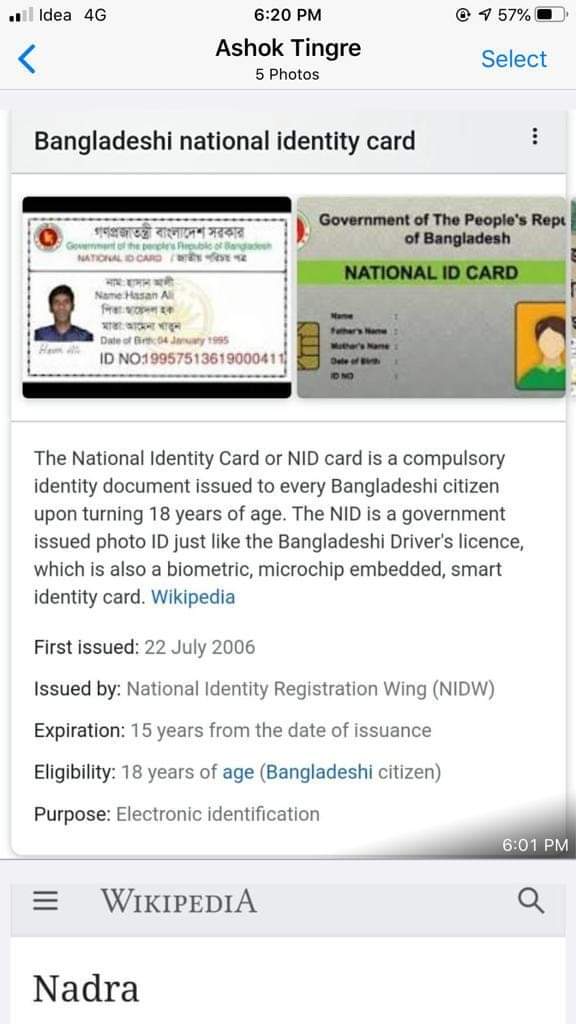 Did you know that India cannot have NRC but today
- Bangladesh already has NRIC;
- Pakistan already has NADRA
- Malaysia already has NRD 

Imagine the audacity to preach India “NOT” to have NRC. Please share this with every one you know. #CAA_NRC_Protest

Here Congress president…