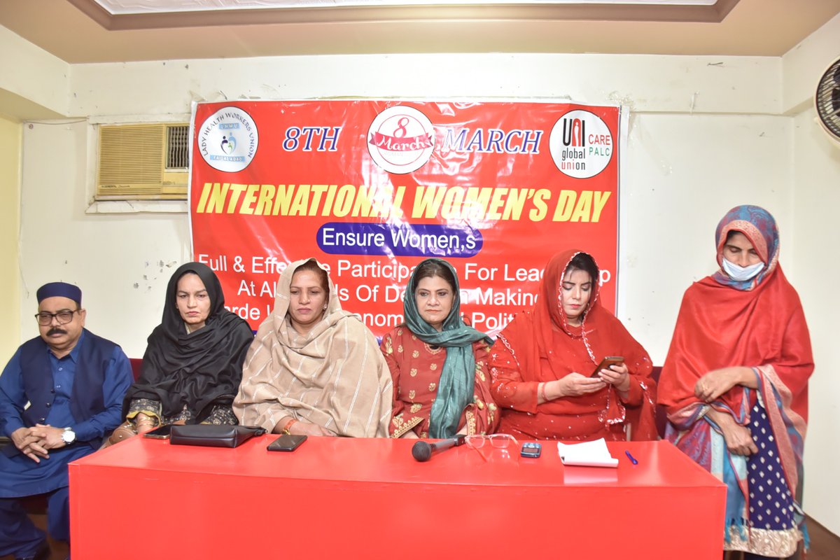 workers88345's tweet photo. International women's day seminar lady health workers union festivals Pakistan @CHoffmanUNI @ilo @ILOAsiaPacific https://t.co/Y9Uk4Jo2Mh