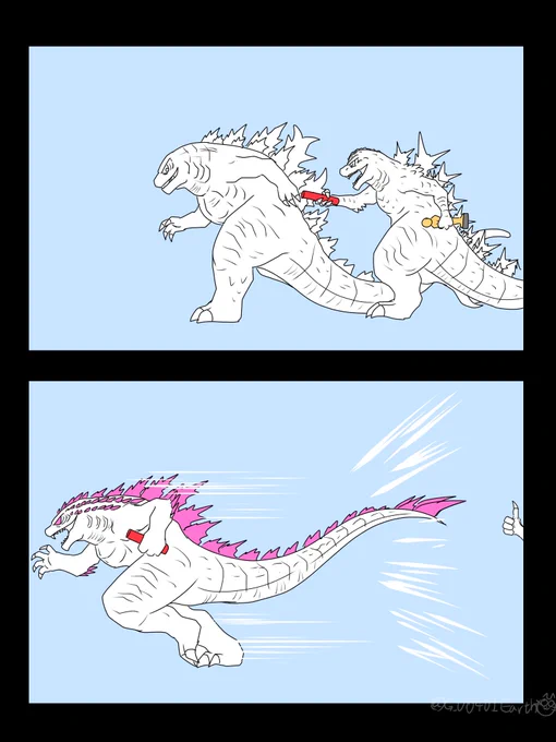 2023→2024
"it's your turn next!"

#ゴジラ #Godzilla 