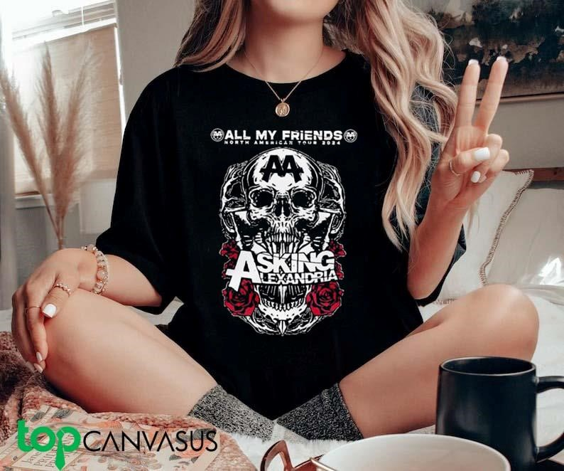 topcanvasus's tweet photo. Skull Asking Alexandria All My Friends North American Tour 2024 Shirt
https://t.co/sR4ZFzMVyU https://t.co/NkoaBAMh1h