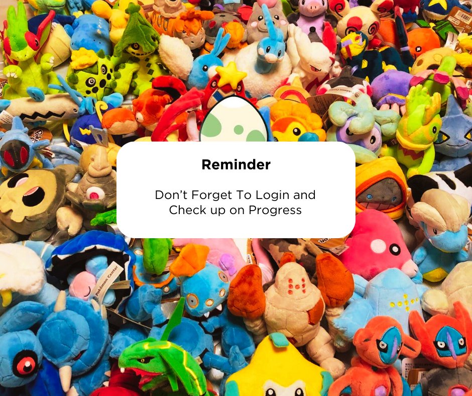 Don't forget to check in and visit your Pokémon at PFQ

Go visit them now : pokefarm.com