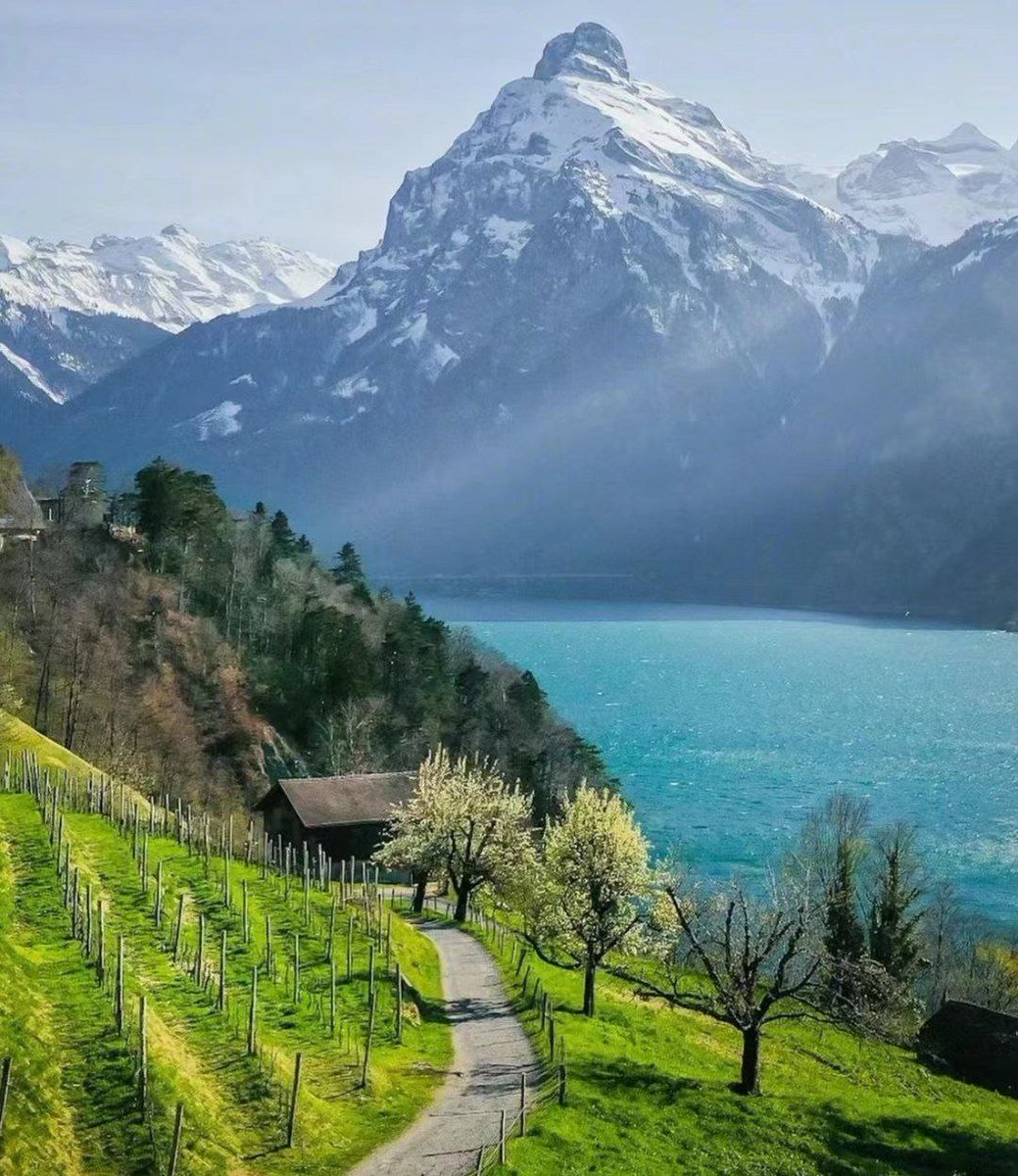 Switzerland in March is very beautiful