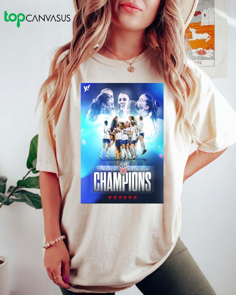 topcanvasus's tweet photo. The Uswnt Beats Brazil And Wins The First Ever Concacaf W Gold Cup Shirt
https://t.co/mTGDgXWfR6 https://t.co/mAWKuykZlq