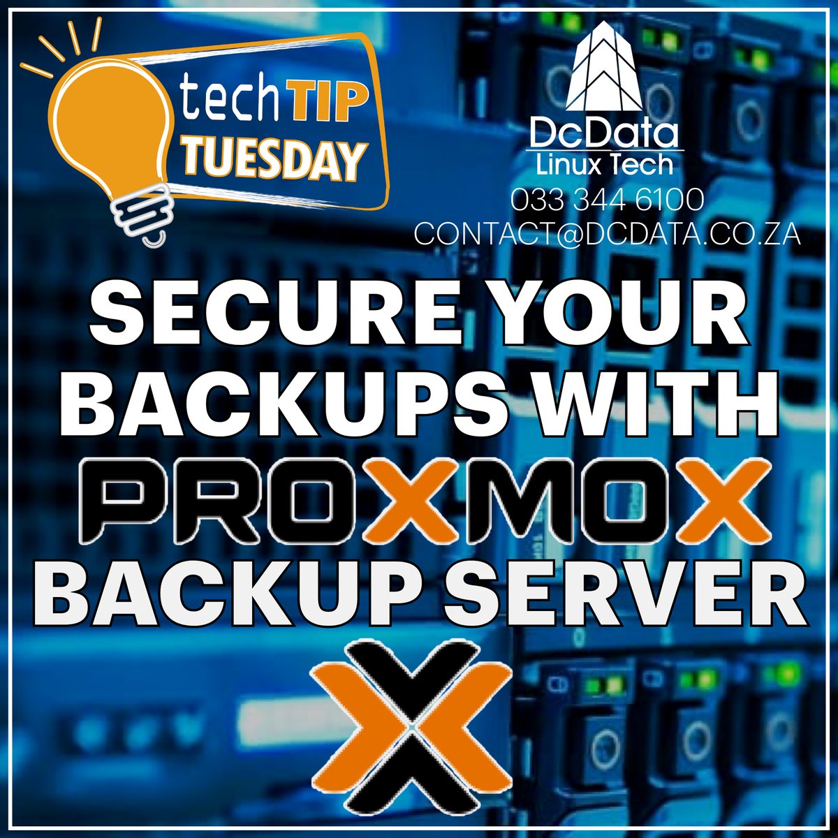 dcdata's tweet image. Proxmox Backup Server, an enterprise backup solution, ensures the safety of your VMs, containers, and physical hosts. Optimize efficiency with incremental, fully deduplicated backups, reducing network load and saving valuable storage space. 

#DcData #TechTipTuesday