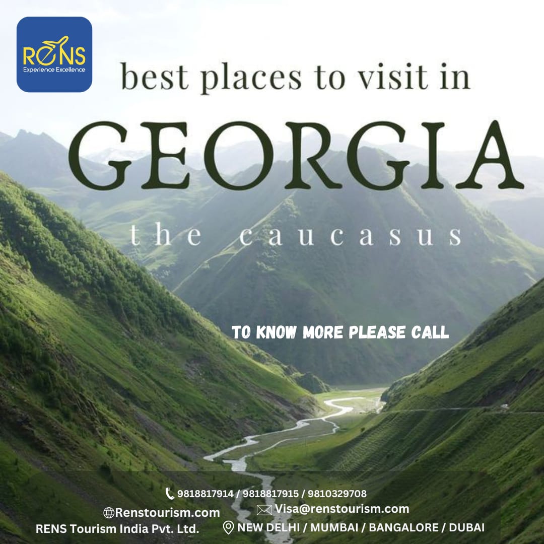 RENS_Tourism's tweet photo. Escape to the charming landscapes of Georgia with RENS Tourism! 🌍✨ Embark on a breathtaking journey from India to discover the rich culture, stunning mountains, and delicious cuisine of this hidden gem. Book now for an unforgettable adventure! 
#GeorgiaTour #RENSTourism #Travel https://t.co/BEqo4Ap4OJ