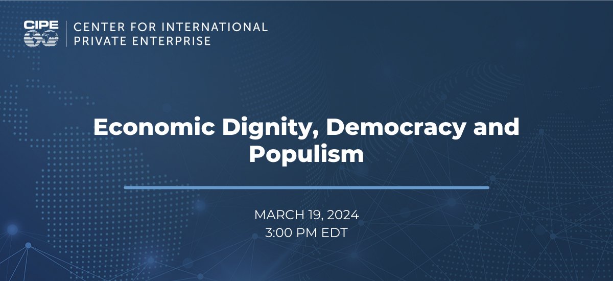 History shows that demand for dignity and recognition has animated political movements from the French Revolution to the Arab Spring. Join @CIPEglobal and FEDN Member @WWafeq for a discussion on the role dignity plays in #democracy and political crises: bit.ly/CIPEdignity